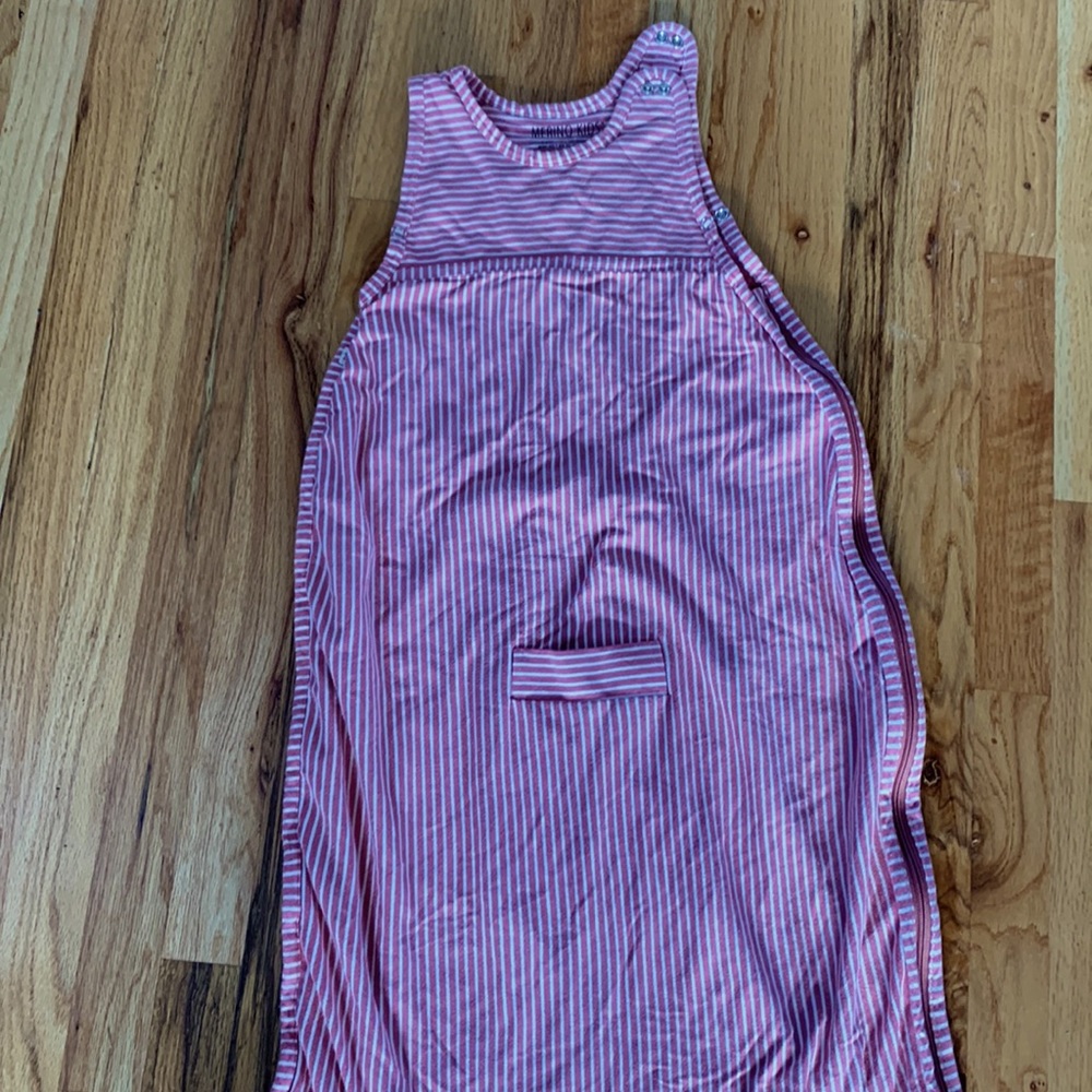 Merino kids wool and cotton sleep sack 2-4T